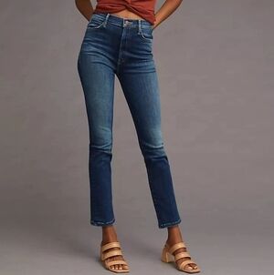 Mother The Rascal Jeans Blue Size 28 Straight Leg Normcore